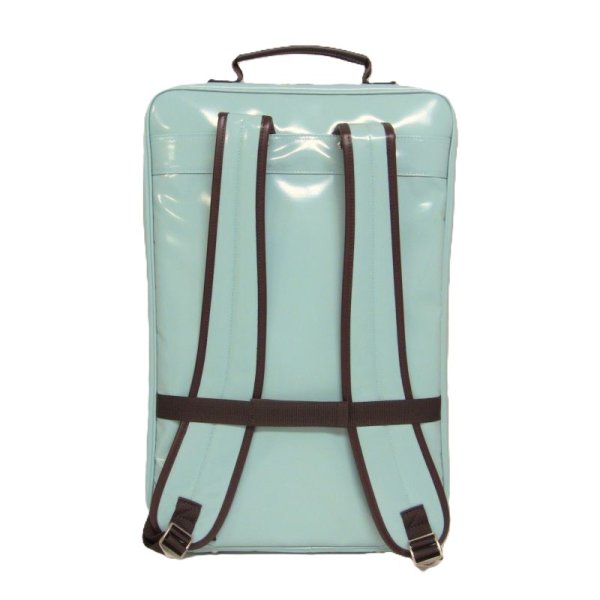 Photo8: NAHOK W Case 2 Compart Backpack for Oboe [Carlito 2/wf] Peacock Green / Chocolate {Waterproof, Temperature Adjustment & Shock Absorb}