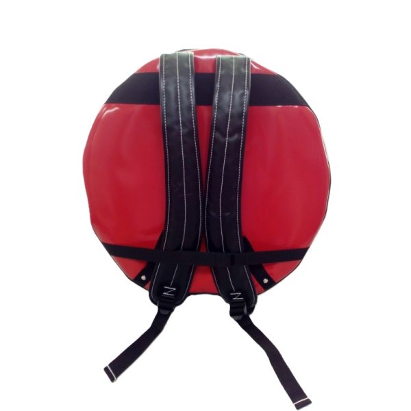 Photo2: NAHOK Backpack style 14inch Snare Drum Case with big snappie [Great Gatsby 2] Black / Scarlet {Waterproof, Temperature Adjustment & Shock Absorb}