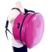 Photo5: NAHOK Backpack style 14inch Snare Drum Case with big snappie [Great Gatsby 2] Fuchsia Pink {Waterproof, Temperature Adjustment & Shock Absorb} (5)