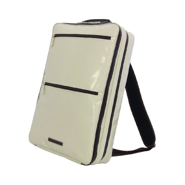 Photo1: NAHOK W Case 2 Compart Backpack [Carlito 2/wf] for Flute Players Ivory {Waterproof, Temperature Adjustment & Shock Absorb}