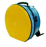 NAHOK Backpack style 14inch Snare Drum Case with big snappie [Great Gatsby 2] Yellow / Blue {Waterproof, Temperature Adjustment & Shock Absorb}