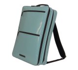 NAHOK W Case 2 Compart Backpack [Carlito 2/wf] for Flute Players Peacock Green / Chocolate {Waterproof, Temperature Adjustment & Shock Absorb}