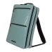 Photo1: NAHOK W Case 2 Compart Backpack [Carlito 2/wf] for Flute Players Peacock Green / Chocolate {Waterproof, Temperature Adjustment & Shock Absorb} (1)