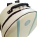 Photo7: NAHOK Backpack style 14inch Snare Drum Case with big snappie [Great Gatsby 2] Ivory / Peacock Green {Waterproof, Temperature Adjustment & Shock Absorb} (7)