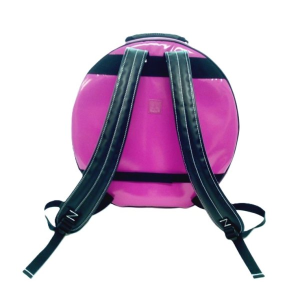 Photo4: NAHOK Backpack style 14inch Snare Drum Case with big snappie [Great Gatsby 2] Fuchsia Pink {Waterproof, Temperature Adjustment & Shock Absorb}