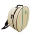 Photo9: NAHOK Backpack style 14inch Snare Drum Case with big snappie [Great Gatsby 2] Ivory / Peacock Green {Waterproof, Temperature Adjustment & Shock Absorb}