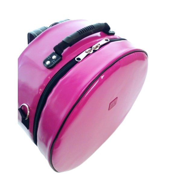 Photo2: NAHOK Backpack style 14inch Snare Drum Case with big snappie [Great Gatsby 2] Fuchsia Pink {Waterproof, Temperature Adjustment & Shock Absorb}