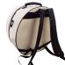 Photo4: NAHOK Backpack style 14inch Snare Drum Case with big snappie [Great Gatsby 2] Ivory / Peacock Green {Waterproof, Temperature Adjustment & Shock Absorb} (4)