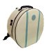 Photo3: NAHOK Backpack style 14inch Snare Drum Case with big snappie [Great Gatsby 2] Ivory / Peacock Green {Waterproof, Temperature Adjustment & Shock Absorb}