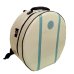 Photo3: NAHOK Backpack style 14inch Snare Drum Case with big snappie [Great Gatsby 2] Ivory / Peacock Green {Waterproof, Temperature Adjustment & Shock Absorb} (3)