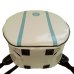 Photo6: NAHOK Backpack style 14inch Snare Drum Case with big snappie [Great Gatsby 2] Ivory / Peacock Green {Waterproof, Temperature Adjustment & Shock Absorb} (6)