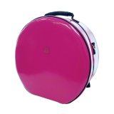 NAHOK Backpack style 14inch Snare Drum Case with big snappie [Great Gatsby 2] Fuchsia Pink {Waterproof, Temperature Adjustment & Shock Absorb}