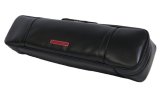 NAHOK Alto Flute Case Guard C Foot [Krysar/wf] Matte Black / Red Leather Emblem {Waterproof, Temperature Adjustment & Shock Absorb}