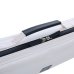 Photo5: NAHOK Alto Flute Case Guard C Foot [Krysar/wf] White / Black Leather Emblem {Waterproof, Temperature Adjustment & Shock Absorb} (5)