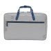 Photo4: NAHOK 2 Compartment Bag 43 [Deniro/wf] for Flute Players Matte Light Grey / Navy Blue {Waterproof, Temperature Adjustment & Shock Absorb}