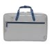 Photo4: NAHOK 2 Compartment Bag 43 [Deniro/wf] for Flute Players Matte Light Grey / Navy Blue {Waterproof, Temperature Adjustment & Shock Absorb} (4)