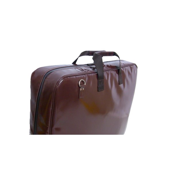 Photo6: NAHOK Handmade 3way Backpack Compatible Alto Flute Garment (43cm x 62.5cm) for C & B foot「Over the Rainbow/wf」chocolate {Waterproof, Temperature Adjustment & Shock Absorb}