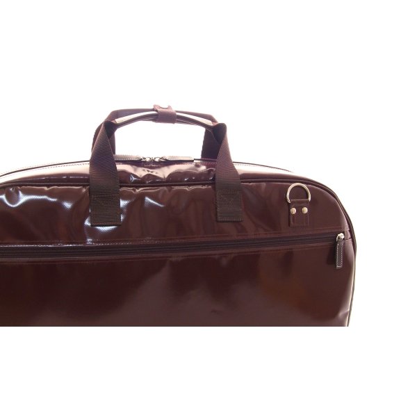 Photo3: NAHOK Handmade 3way Backpack Compatible Garment bag (39cm x 62.5cm) for Alto Flute C & B foot  [McDormand2/wf] chocolate{Waterproof, Temperature Adjustment & Shock Absorb}