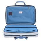 Other Photos2: NAHOK 2 Compartment Bag 43 [Deniro/wf] for Flute Players Matte Light Grey / Navy Blue {Waterproof, Temperature Adjustment & Shock Absorb}