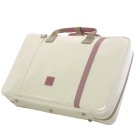 Other Photos2: NAHOK Single Oboe Case Bag [The Mission/wf] White with Genuine Leather Light Pink Heart {Waterproof, Temperature Adjustment & Shock Absorb}