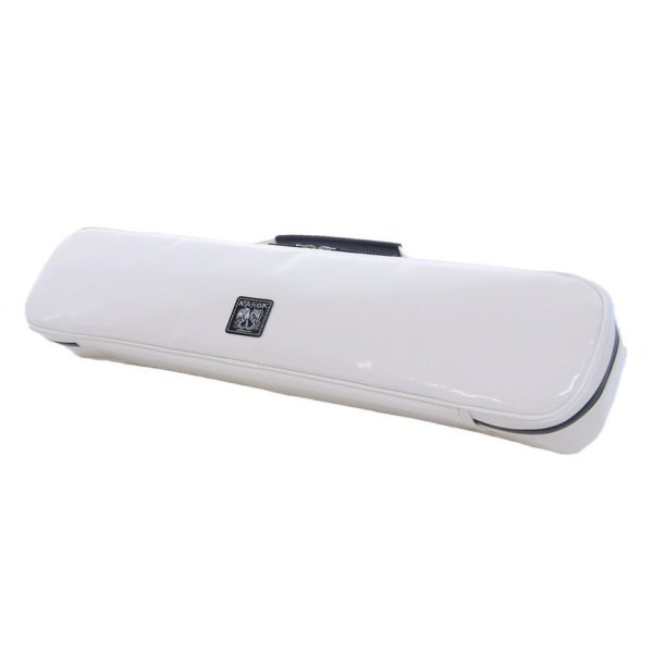 Photo1: NAHOK Alto Flute Case Guard B Foot [Krysar/wf] White / Black {Waterproof, Temperature Adjustment & Shock Absorb}