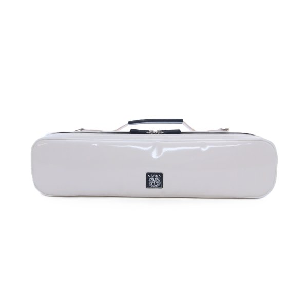 Photo2: NAHOK Alto Flute Case Guard B Foot [Krysar/wf] White / Black {Waterproof, Temperature Adjustment & Shock Absorb}