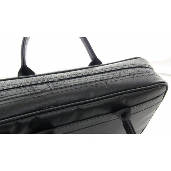 Photo8: NAHOK Single Oboe Case Bag [The Mission2/wf] Matte black/2handles with genuine Leather red emblem{Waterproof, Temperature Adjustment & Shock Absorb}