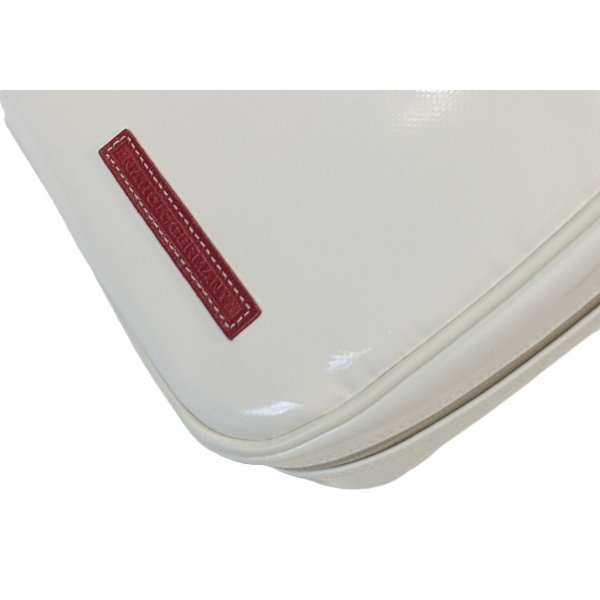 Photo3: NAHOK Single Oboe Case Bag [The Mission2/wf] White special coating・beige /2handles with genuine Leather red emblem {Waterproof, Temperature Adjustment & Shock Absorb}