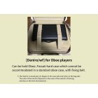 Other Photos2: NAHOK 2 Compartment Bag 43 for Oboe bigger [Deniro/wf] Ivory / White, Chocolate {Waterproof, Temperature Adjustment & Shock Absorb}