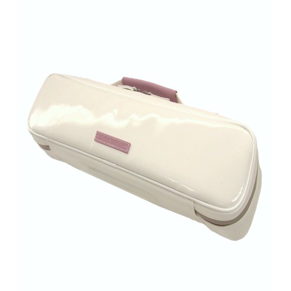 Photo1: NAHOK Piccolo Case Guard [Mancini2/wf]  Off White special coating / Pink Genuine Leather Handle & Emblem {Waterproof, Temperature Adjustment & Shock Absorb}
