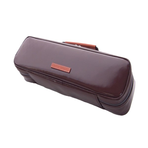Photo1: NAHOK Piccolo Case Guard [Mancini2/wf]  Chocolate / Camel Genuine Leather Handle{Waterproof, Temperature Adjustment & Shock Absorb}
