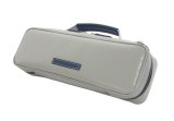 NAHOK Piccolo Case Guard [Mancini2/wf]  Matte Light Gray / Deep Blue Genuine Leather Handle {Waterproof, Temperature Adjustment & Shock Absorb}
