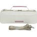 Photo6: NAHOK Piccolo Case Guard [Mancini2/wf]  Off White special coating / Pink Genuine Leather Handle & Emblem {Waterproof, Temperature Adjustment & Shock Absorb} (6)