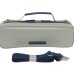Photo5: NAHOK Piccolo Case Guard [Mancini2/wf]  Matte Light Gray / Deep Blue Genuine Leather Handle {Waterproof, Temperature Adjustment & Shock Absorb} (5)