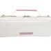 Photo3: NAHOK Piccolo Case Guard [Mancini2/wf]  Off White special coating / Pink Genuine Leather Handle & Emblem {Waterproof, Temperature Adjustment & Shock Absorb} (3)