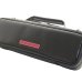 Photo1: NAHOK Piccolo Case Guard [Mancini2/wf]  Black / Black Genuine Leather Handle *Red name{Waterproof, Temperature Adjustment & Shock Absorb} (1)