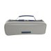 Photo4: NAHOK Piccolo Case Guard [Mancini2/wf]  Matte Light Gray / Deep Blue Genuine Leather Handle {Waterproof, Temperature Adjustment & Shock Absorb}