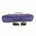 Photo5: NAHOK Flute Case Bag C Foot [Amadeus/wf] Violet / Black Genuine Leather Handle & Emblem {Waterproof, Temperature Adjustment & Shock Absorb} (5)