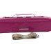 Photo4: NAHOK Flute Case Bag B Foot [Amadeus/wf] Fuchsia Pink / Pink Genuine Leather Handle {Waterproof, Temperature Adjustment & Shock Absorb} (4)