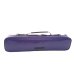 Photo2: NAHOK Flute Case Bag C Foot [Amadeus/wf] Violet / Black Genuine Leather Handle & Emblem {Waterproof, Temperature Adjustment & Shock Absorb} (2)