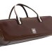 Photo1: For B&C foot, NAHOK Flute & Piccolo Case Bag [Grand Master3/wf] Chocolate / Chocolate & Silver Handle {Waterproof, Temperature Adjustment & Shock Absorb} (1)
