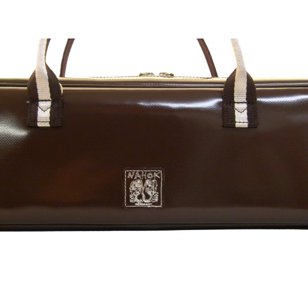 Photo6: For B&C foot, NAHOK Flute & Piccolo Case Bag [Grand Master3/wf] Chocolate / Chocolate & Silver Handle {Waterproof, Temperature Adjustment & Shock Absorb}
