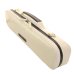 Photo3: NAHOK Flute Case Bag B Foot [Amadeus/wf] White special coating / Chocolate Genuine Leather Handle & Emblem {Waterproof, Temperature Adjustment & Shock Absorb} (3)