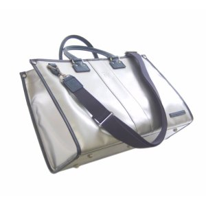 Photo: BIG SALE  NAHOK Business Briefcase「Helmut」 Silver {Waterproof, Temperature Adjustment & Shock Absorb}