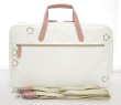 Photo3: NAHOK 2 Compartment Bag 43 [Deniro/wf] for Flute Players White / Pink {Waterproof, Temperature Adjustment & Shock Absorb}