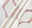Photo4: NAHOK 2compertments Briefcase for Flute, Oboe, Clarinet [Deniro/wf] White / Pink {Waterproof, Temperature Adjustment & Shock Absorb}