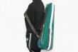 Photo4: NAHOK Concert Ukulele Carry Case [Mighty Uke/wf] Emerald Green / White {Waterproof, Temperature Adjustment & Shock Absorb}