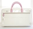 Photo3: NAHOK Score Briefcase [Ludwig/wf] for Oboe Players White / Genuine Leather Pink {Waterproof, Temperature Adjustment & Shock Absorb}