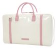 Photo2: NAHOK Score Briefcase [Ludwig/wf] for Flute Players White / Genuine Leather Pink {Waterproof, Temperature Adjustment & Shock Absorb}
