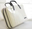 Photo2: NAHOK 2 Compartment Bag 43 [Deniro/wf] for Flute Players Ivory / White, Chocolate {Waterproof, Temperature Adjustment & Shock Absorb}